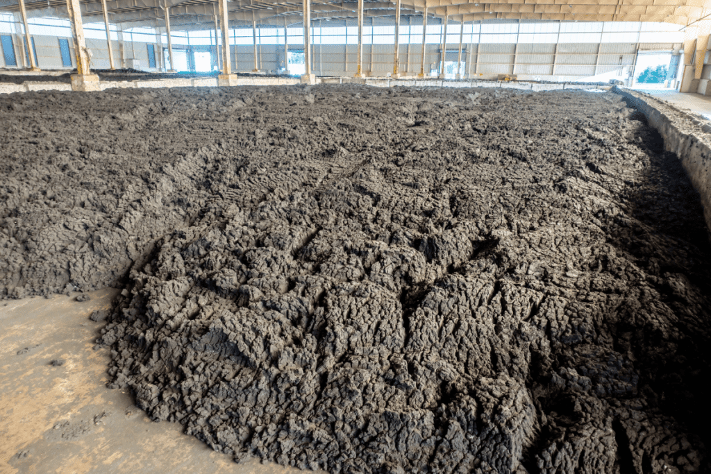 Biosolids and other porous organic materials are susceptible to self-heating when stockpiled...